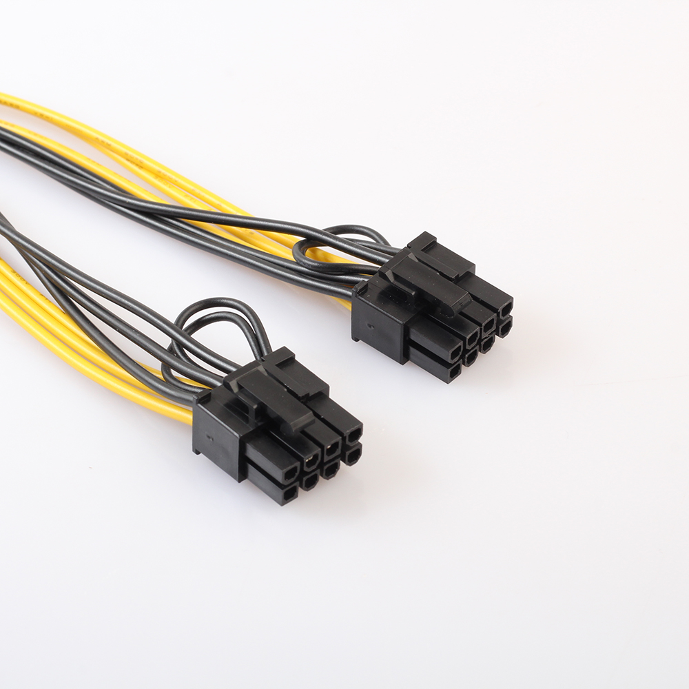 Find REXLIS 8pin Female to Dual 8pin(6+2) Male Power Supply Adapter Cable 30cm Graphics Card Splitter Cable for PCI-E Graphics Card for Sale on Gipsybee.com with cryptocurrencies