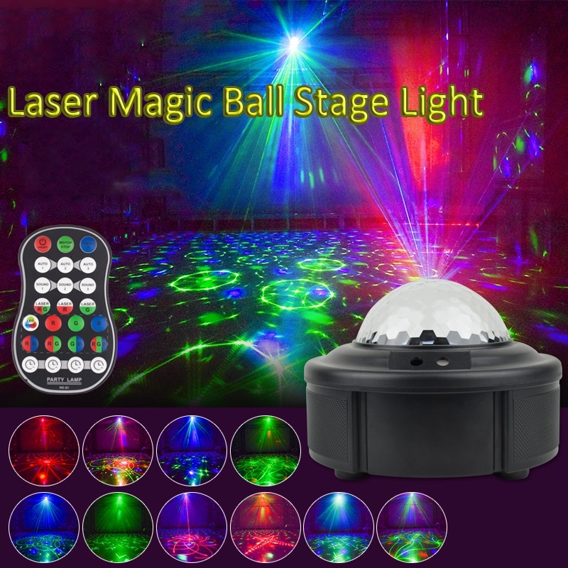 Find 90 Pattern LED Stage Light Sound Control Club Party Projector Stage Effect Light for Sale on Gipsybee.com with cryptocurrencies
