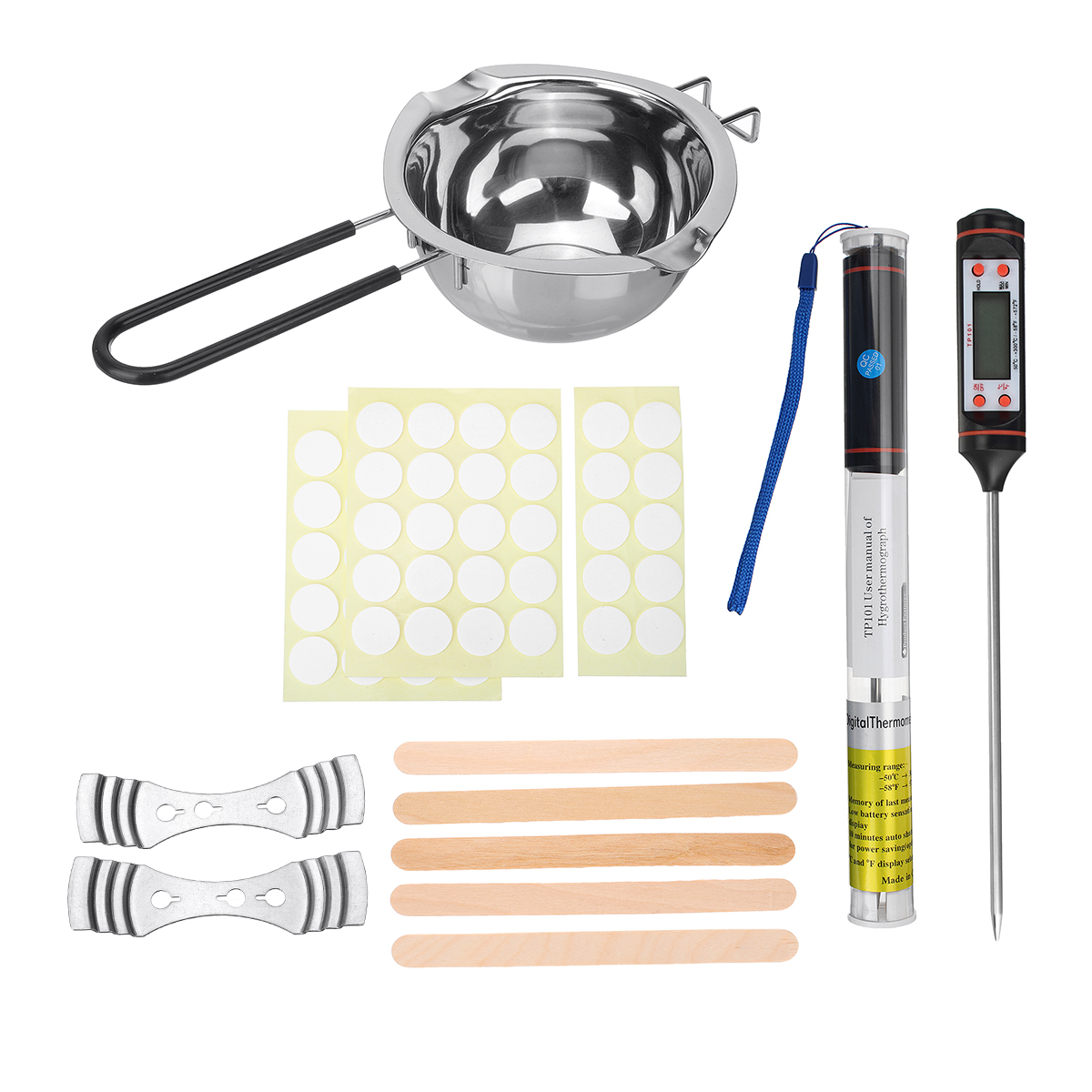 Find Candle Making Tool DIY Candle Material Stainless Steel Wax Pot Scale Wax Cup Set for Sale on Gipsybee.com with cryptocurrencies