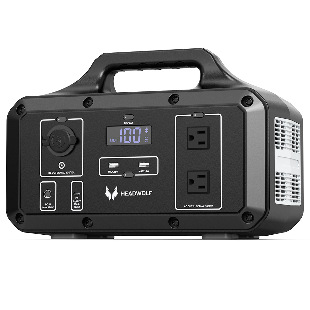 Find US Direct HEADWOLF D1000 1000Wh Peak Power 1800W Portable Power Station for Outdoor Camping Travel Hunting RV CPAP Home Emergency for Sale on Gipsybee.com with cryptocurrencies