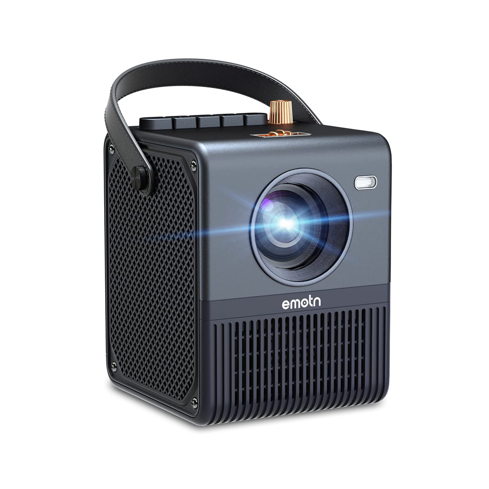 Find [Global Android] Emotn H1 FHD 3D Projector 250 ANSI Lumen HDR10+ WIFI Android 9.0 1+16GB Bluetooth 5.0 Buit-in Battery 4-Hour Playtime Native 1080P 200