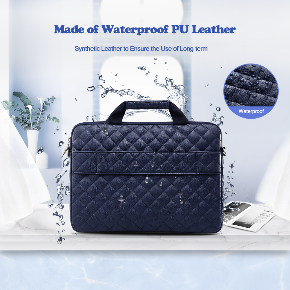 Find AtailorBird 15 6 Inch Laptop Sleeve Bag Waterproof PU Leather Notebook Shoulder Strap Bag For Macbook Computer for Sale on Gipsybee.com with cryptocurrencies