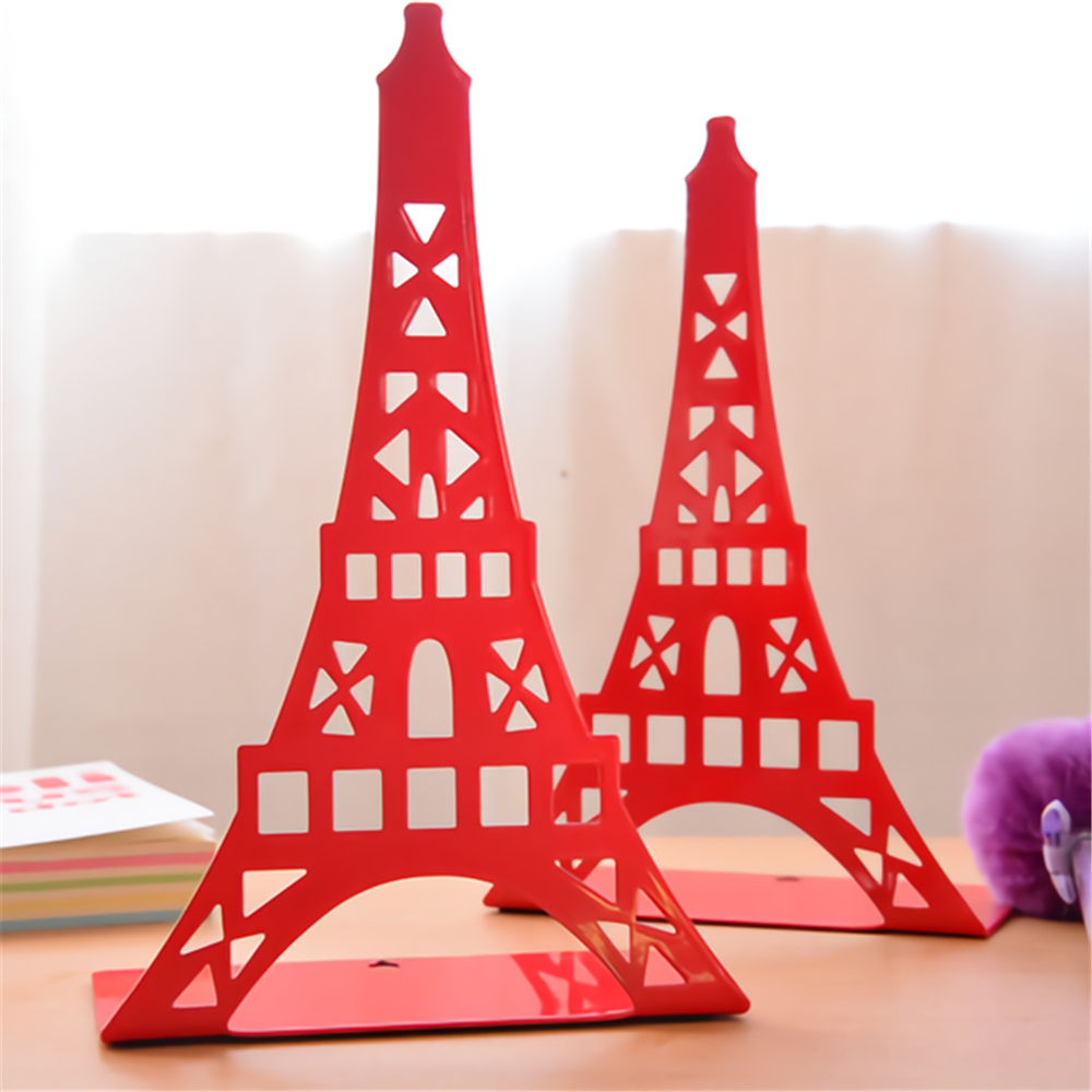 Find Bookend Fashion Eiffel Tower Design Bookshelf Large Metal Bookend Desk Holder Stand for Books Organizer Gift Stationery for Sale on Gipsybee.com with cryptocurrencies