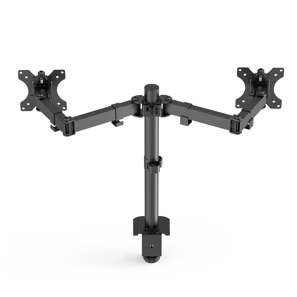 Find DouxLife MS DA01 Dual Monitor Stand Full Motion Dual Mount Quick Insert Dynamic Height Adjustability for 13 27 Screen Home Office for Sale on Gipsybee.com with cryptocurrencies