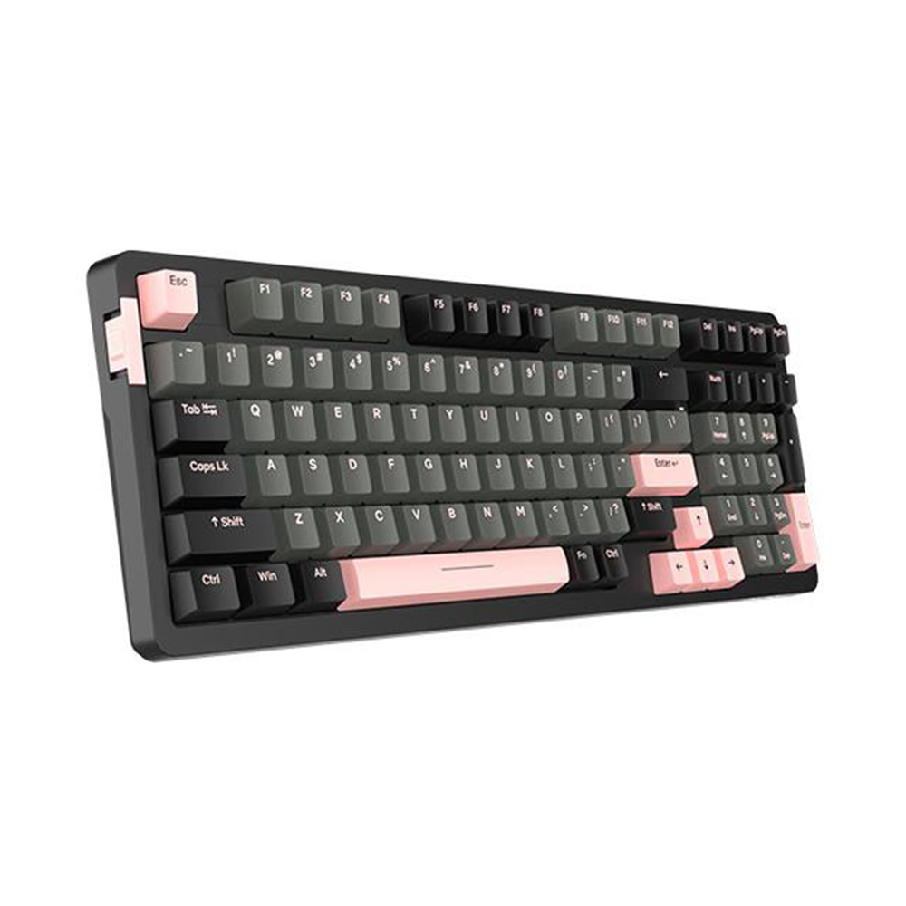 Find DAREU A98 Type C Wired Mechanical Keyboard 97 Keys PBT Keycaps Hot Swappable Customized Sky Blue Linear V3 Switch Gasket Structure Set RGB Backlit Gaming Keyboard with Supplement Keycaps for Sale on Gipsybee.com with cryptocurrencies