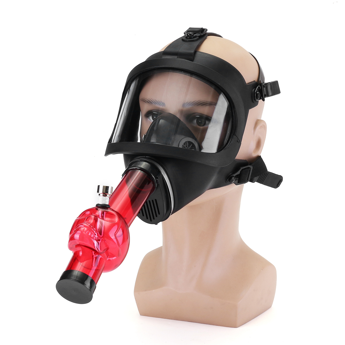 Find Silicone Acrylic Gas Filter Mask Water Shisha Pipe Tube for Sale on Gipsybee.com with cryptocurrencies