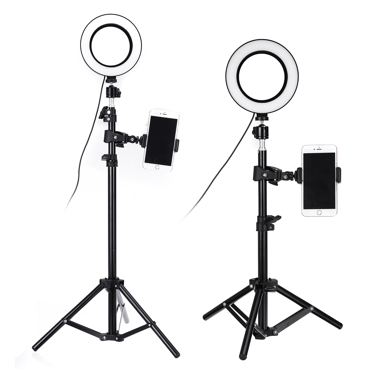 Find 6 Inch Ring LED Live Light Photographic Lamp with Bracket for Sale on Gipsybee.com with cryptocurrencies