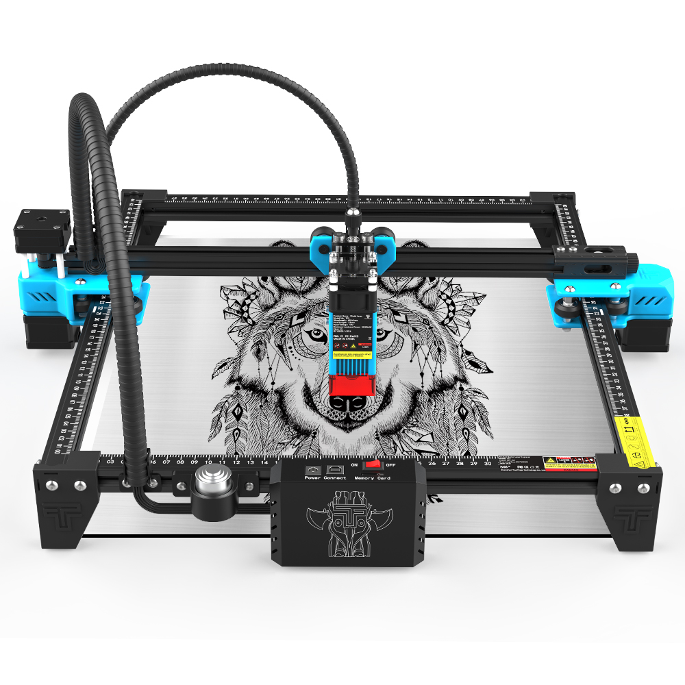 Find TWO TREESÂ® TTS-55 Laser Engraver Upgraded Totem S 40W Engraving Machine 300x300mm Engraving Area 5.5W Laser Module APP Connection Remote Control for Sale on Gipsybee.com with cryptocurrencies