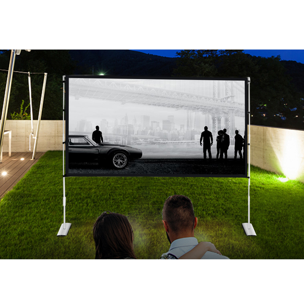 Find MIXITO 4K Projector Screen with Stable Stand 72 84 100 120 3D Curtain Anti Light Portable Carrying Bag Home Theater Outdoor Movie for Sale on Gipsybee.com with cryptocurrencies