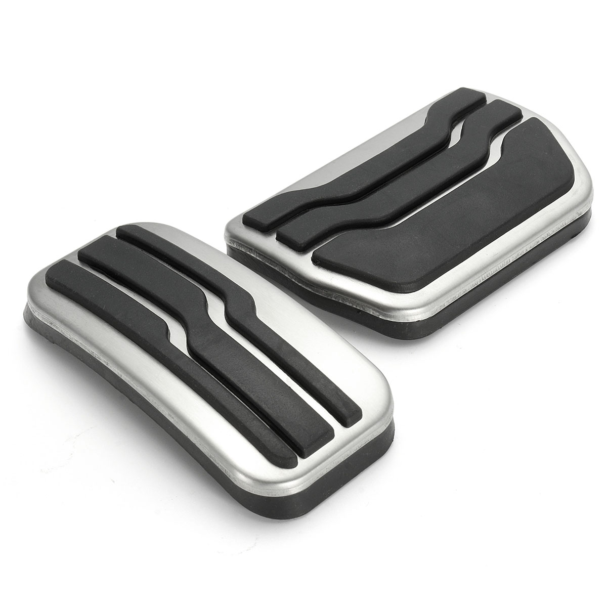 Racing Foot Footrest Fuel Gas & Brake Pedals Plate Cover For Ford Edge 2015