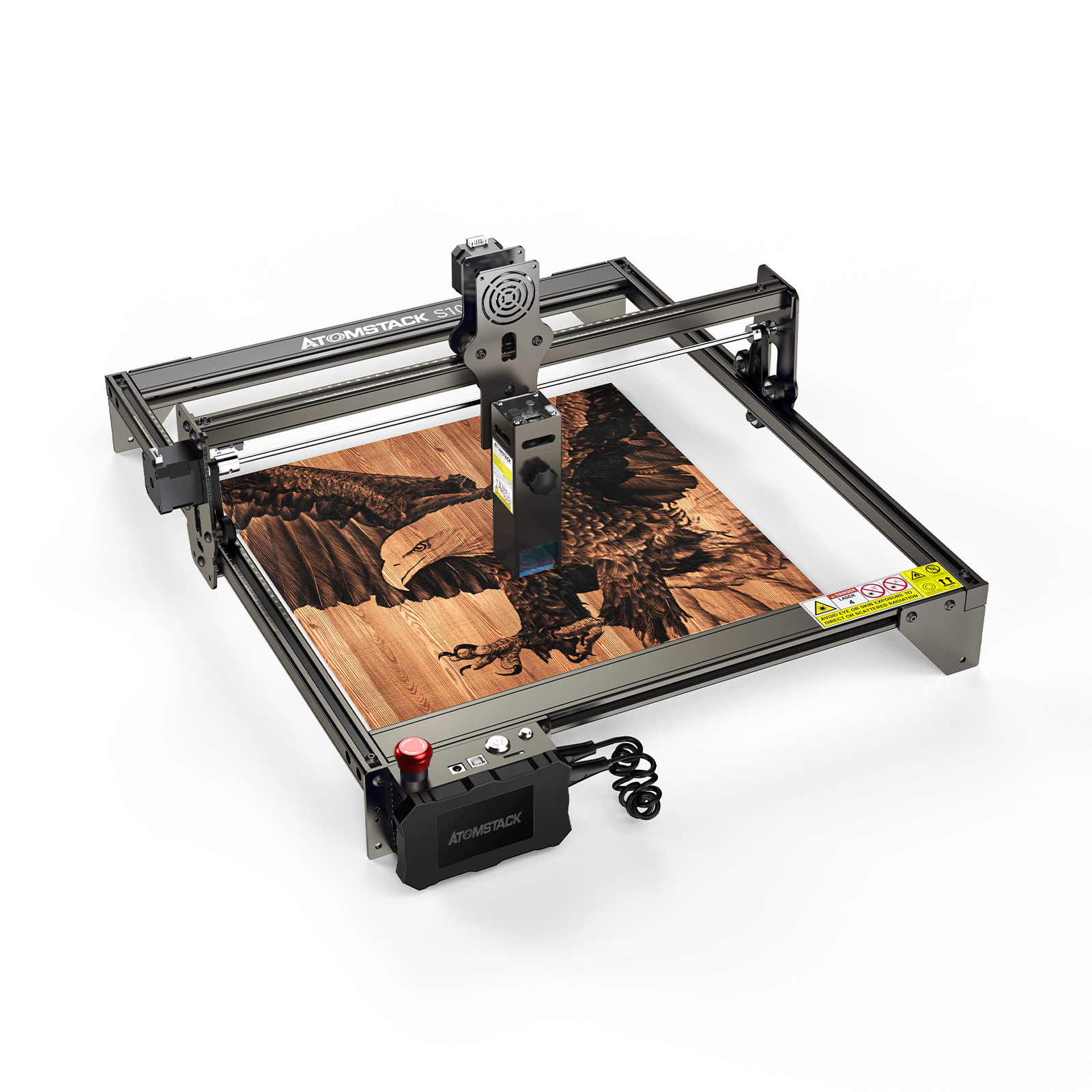 Find EU Direct ATOMSTACK S10 PRO Flagship Dual Laser Laser Engraving Cutting Machine Support Offline Engraving Laser Engraver 10W Output Power Fixed Focus 304 Mirror Stainless Steel Engraving Metal Wood Leather Acrylic DIY Engraver for Sale on Gipsybee.com with cryptocurrencies