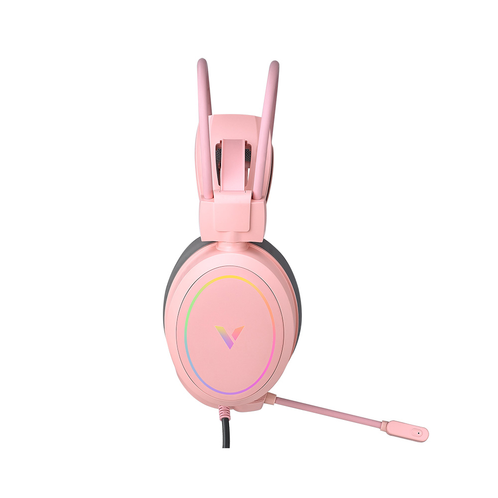 Find RAPOO Vh610 Gaming Headset 7 1 Virtual Surround Sound Integrated Line Control Graphene RGB LED Light Headphone for Compurter Game for Sale on Gipsybee.com with cryptocurrencies