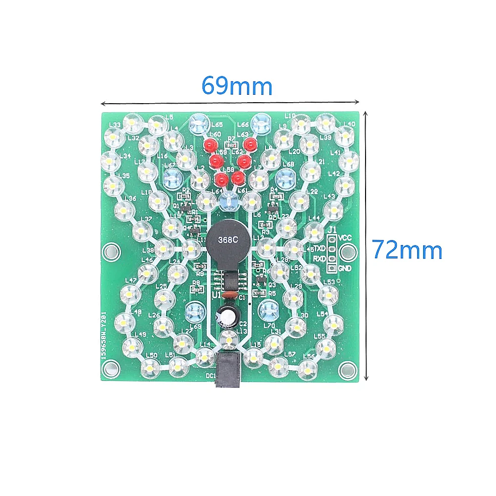 Find Music Butterfly Shape LED Light DIY Kit Lighting Fun Electronic Production DC 3 7V 5 5V with Remote for Sale on Gipsybee.com