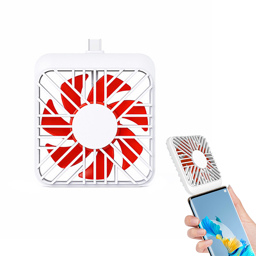 Find K1 USB Portable Fan Cell Phone Fan Low Noise Design Low Power Consumption Mobile Phone Fan for iPhone Android Smartphone Type C Micro USB Lighting Interface for Sale on Gipsybee.com with cryptocurrencies