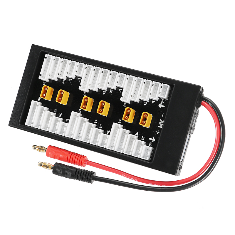 Amass XT30 Plug 2S-6S 40A Lipo Battery Parallel Charging Board for IMAX B6 UN A6 3