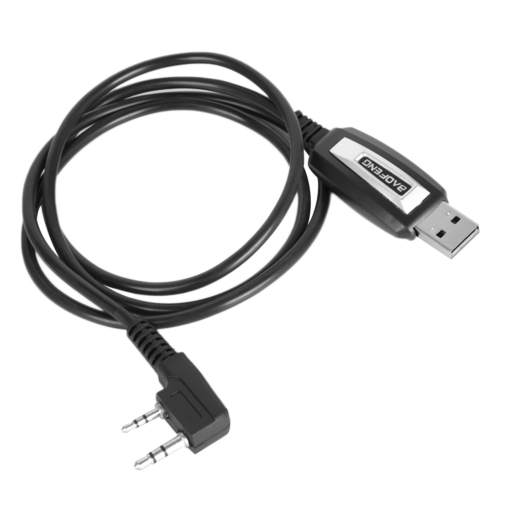Find BAOFENG 2 Pins Plug USB Programming Cable for Walkie Talkie for UV-5R serise BF-888S Walkie Talkie Accessories for Sale on Gipsybee.com with cryptocurrencies