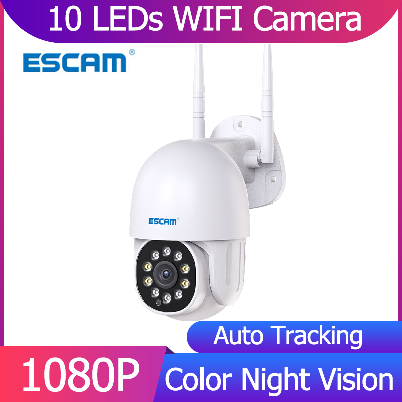 PT202 1080P WiFi IP Videocamera Visione Notturna Rilevamento Automatico delle Figure Umane per ESCAM 2