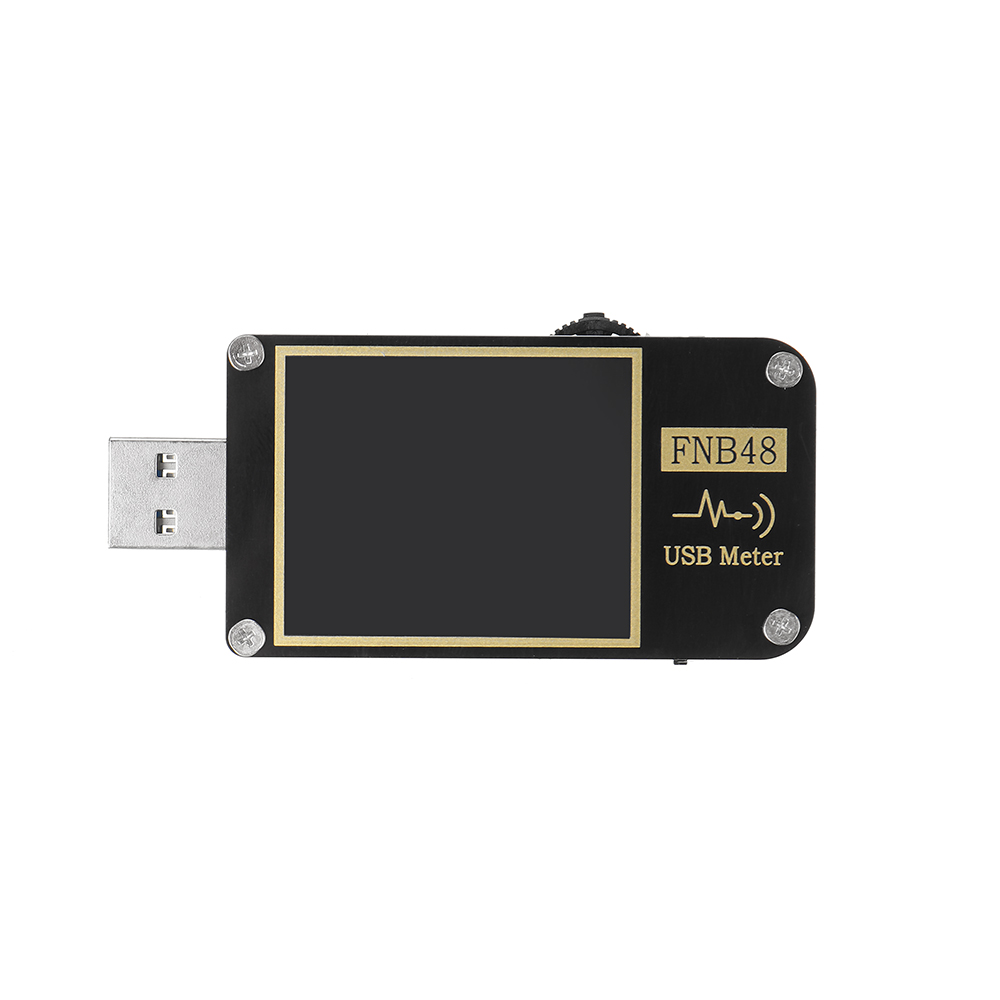 Tester USB Misuratore di tensione USB, FNB48S PD Trigger Voltmetro USB 3.0 Tensione e Corrente Tester DC 4-24V 6.5A USB C Multimetro PPS 4