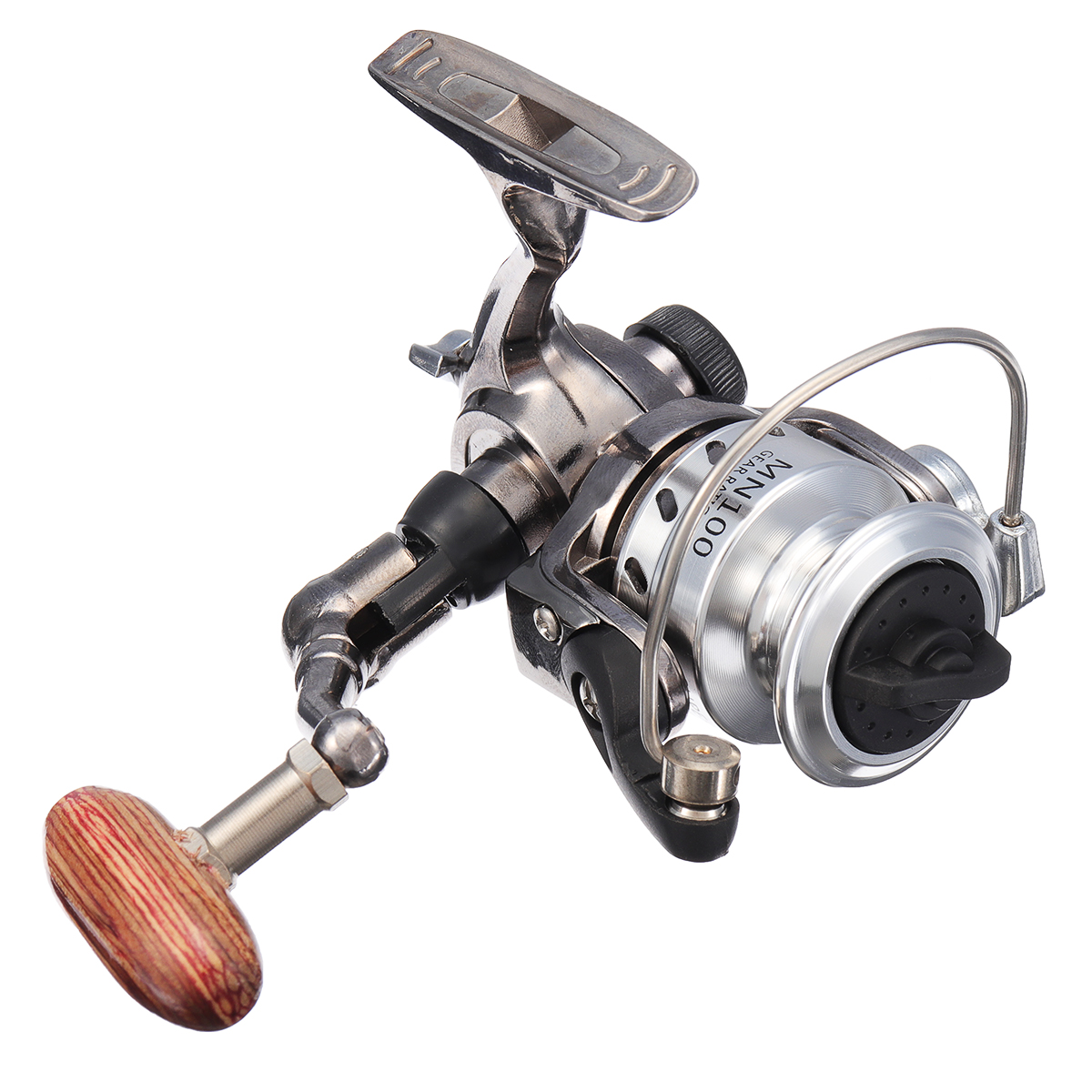 MN100 4.3:1 Mini Fishing Reel Metal Left/right Max Drag 4kg Spinning Reel Winter 