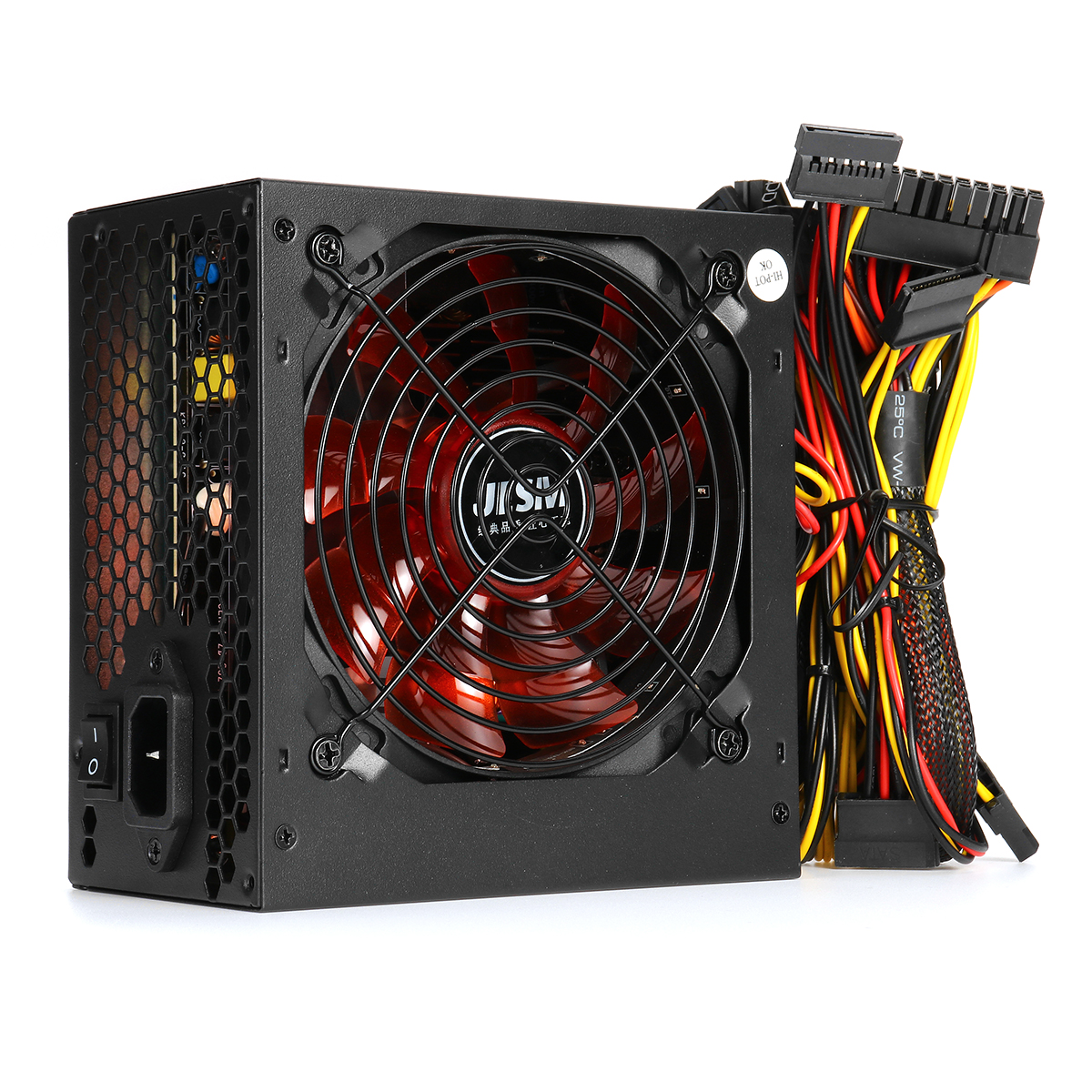 Find 850W PC Power Supply 12CM Silent Fan ATX Computer 220V SATA 8Pin 2x6Pin Black for Sale on Gipsybee.com with cryptocurrencies