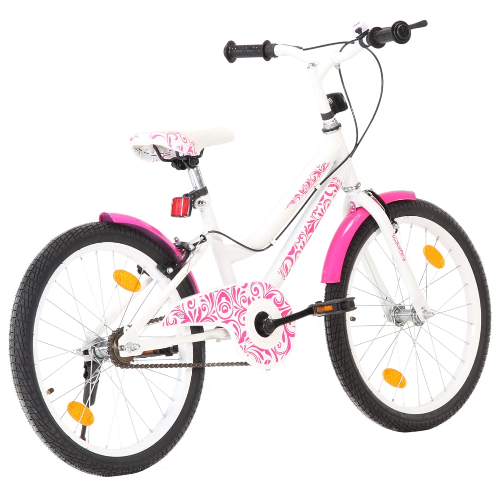 Find EU Direct 20 inch Kids Bike Girls Children Bicycle Pink and White for Sale on Gipsybee.com with cryptocurrencies