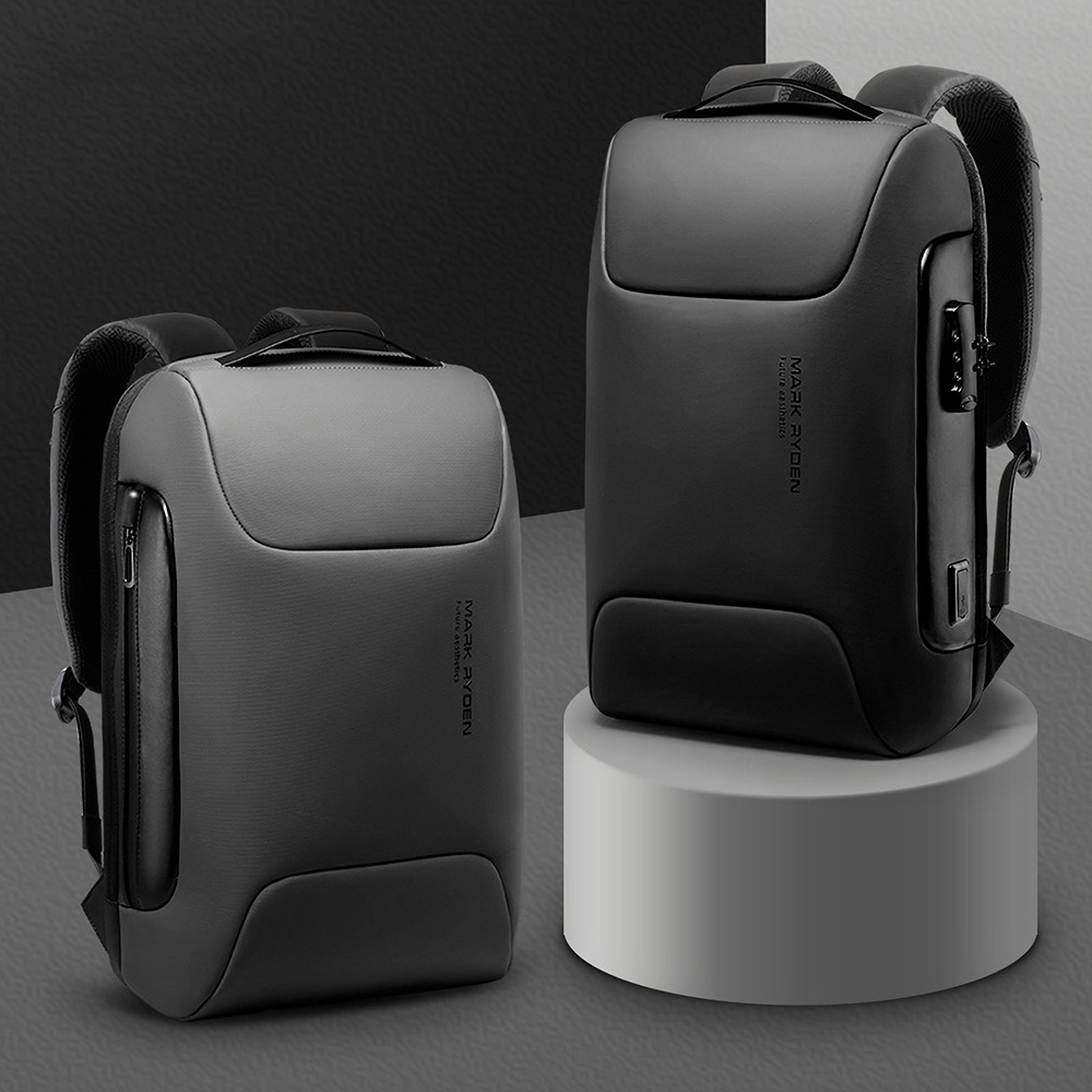 Find Mark Ryden MR9116 Anti-theft Backpack Laptop Bag Shoulder Bag USB Charging Men Business Travel Storage Bag for 15.6 inch Computer for Sale on Gipsybee.com with cryptocurrencies
