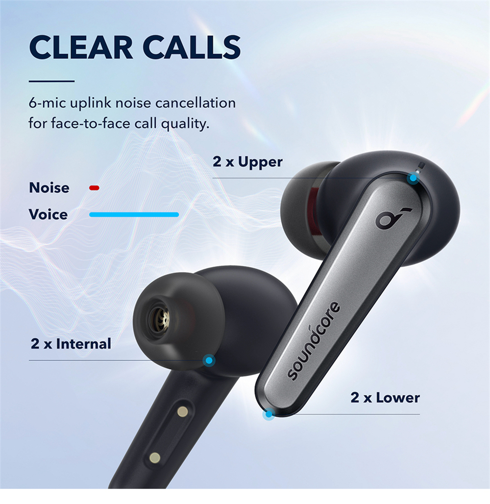 Find Anker Soundcore Liberty Air 2 Pro TWS Earphones Wireless bluetooth 5 0 Headphones ANC Noise Reduction HD Calling Sweatproof In Ear Earbuds with Mic for Sale on Gipsybee.com with cryptocurrencies