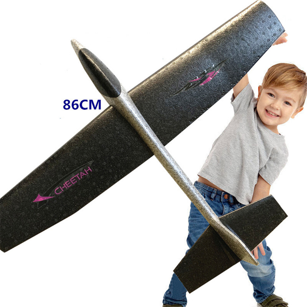 86cm Big Size Hand Launch Throwing Aircraft Airplane DIY Inertial Foam EPP Children Plane Toy Fixed Wing Aircraft Model Scientific and Educational Equipment 4