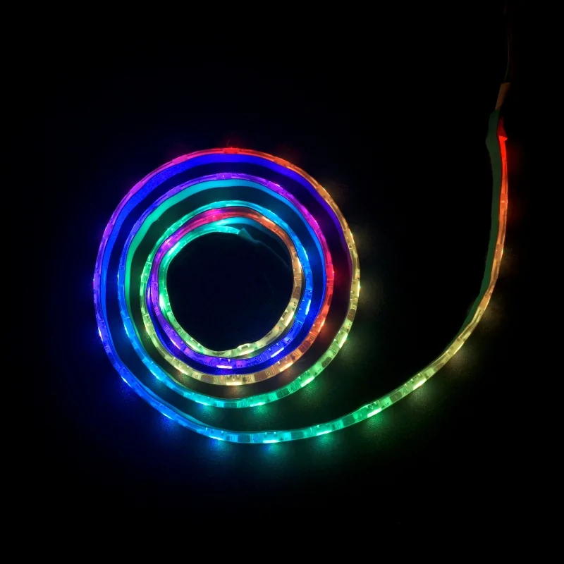 Find M5StackÂ 5M 500mm Digital RGB LED Weatherproof Strip SK6812 Programmable Flexible Ribbon Waterproof RGB LED Lighting Decoration for Sale on Gipsybee.com