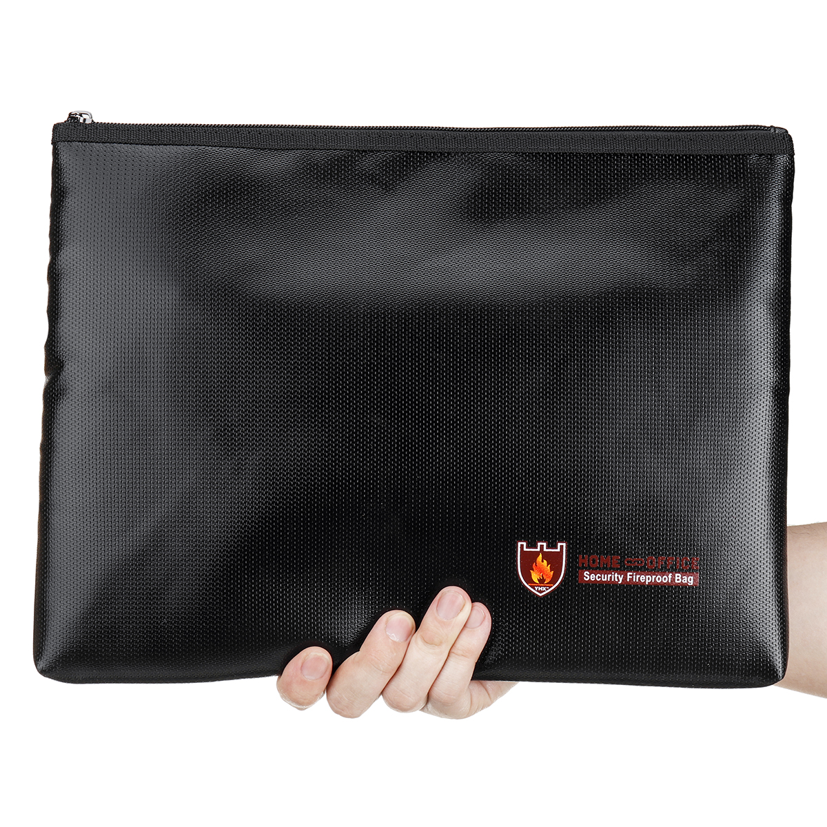 Find Portable Fireproof Waterproof Document Envelope File Folder Cash Pouch Fireproof Money Bag Lipo Safe Bag for Home Office S/M/L for Sale on Gipsybee.com with cryptocurrencies