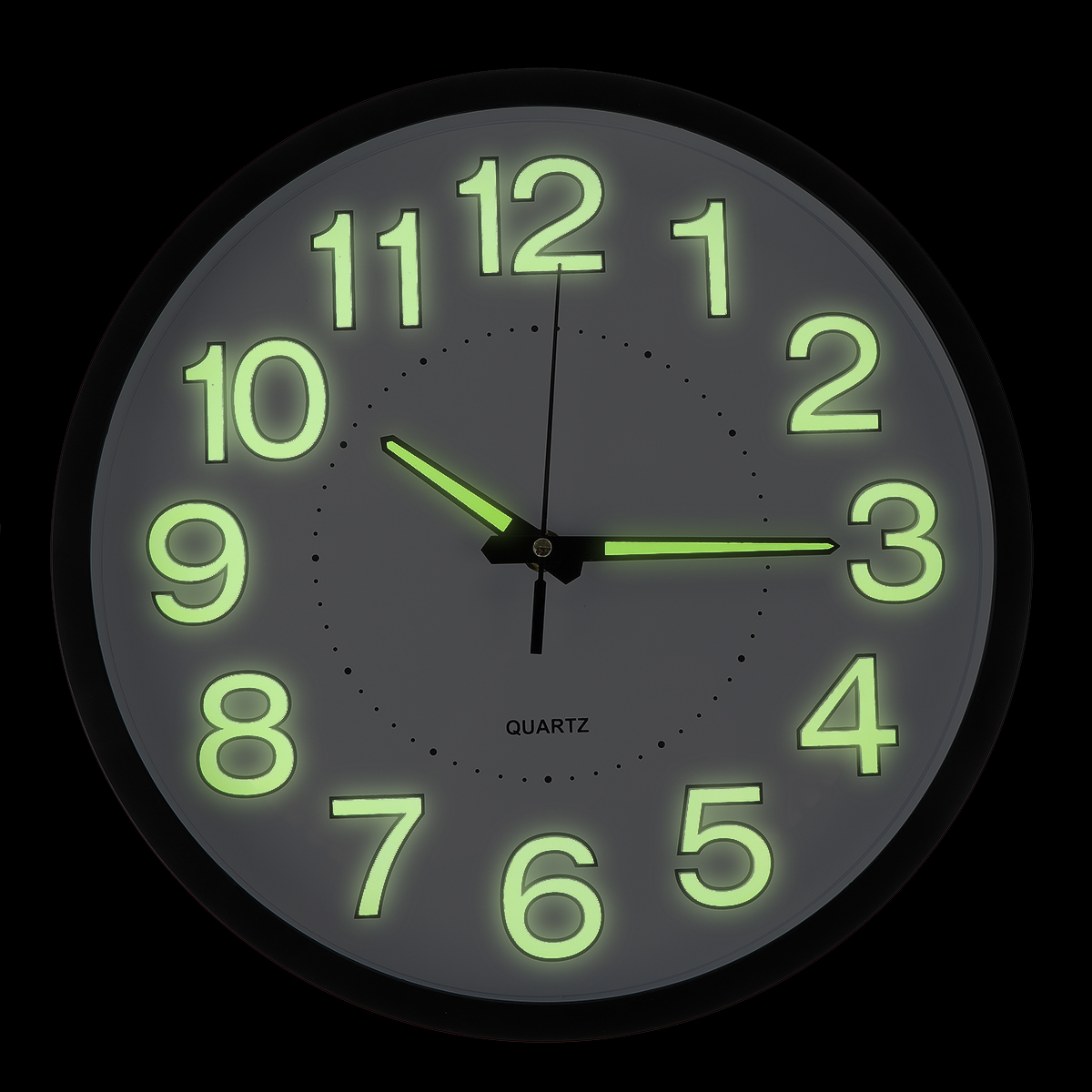 Find 12 Luminous Wall Clock Glow In The Dark Silent Quartz Indoor Outdoor Home for Sale on Gipsybee.com with cryptocurrencies