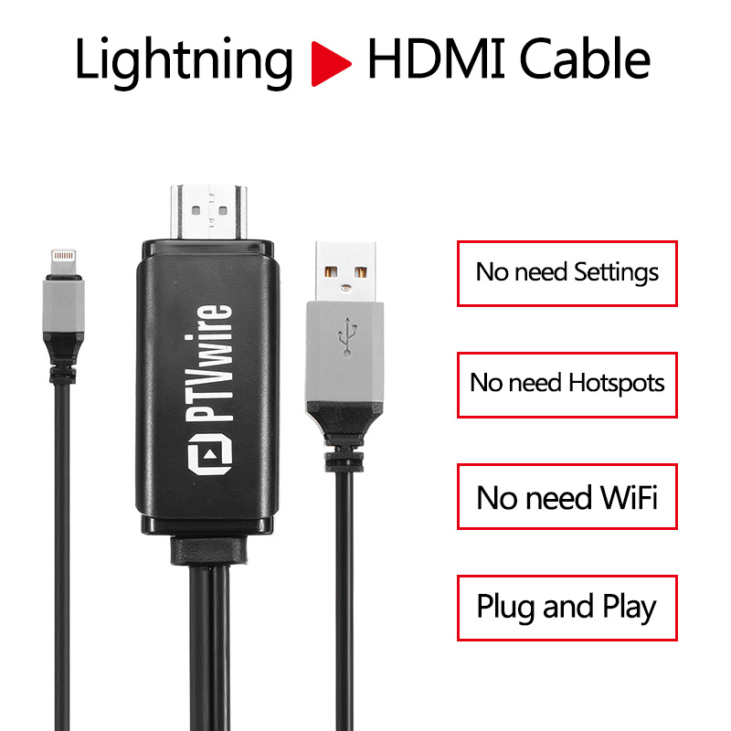 Find Bakeey USB to HDMI Adapter Cable Support 8 Channels Digital Audio Support Airplay/Mirroring 2M Long for Sale on Gipsybee.com with cryptocurrencies
