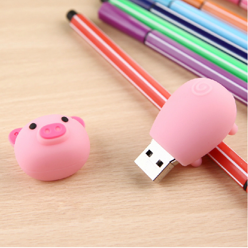 Find 8GB USB2 0 Flash Drive Cute Pink Pig Shape U Stick Pen Drive for Sale on Gipsybee.com with cryptocurrencies