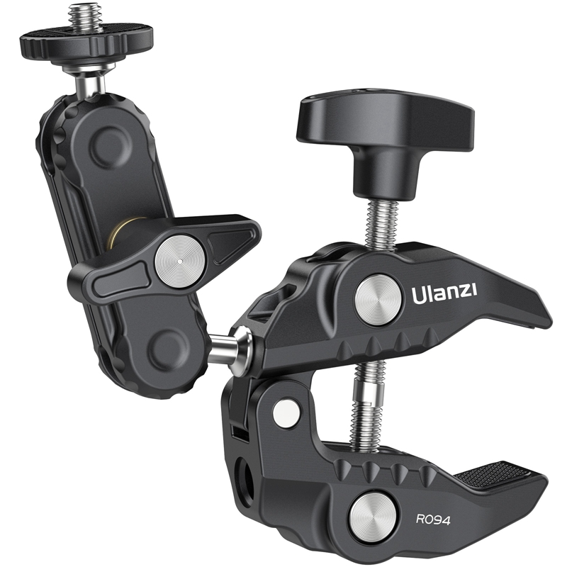 Find Ulanzi R094 Multi functional Super Clamp Aluminum Alloy Magic Arm with Claw Clip Universal Monitor Bracket BallHead Clamp Holder Stand for Camera LED Light for Sale on Gipsybee.com with cryptocurrencies