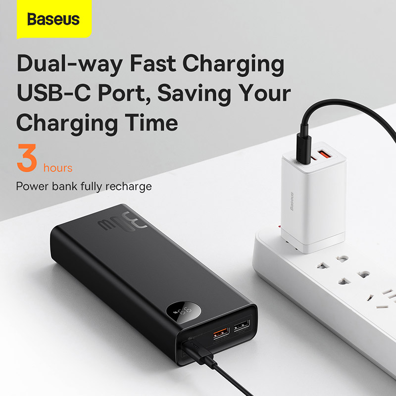 Find Baseus Adaman Metal 30W PD3 0 20000mAh Power Bank LED Digital Display External Battery Supply For iPhone 13 13 Mini 13 Pro Max 12 Pro Max For Samsung Galaxy S22 Huawei P50 for Sale on Gipsybee.com with cryptocurrencies