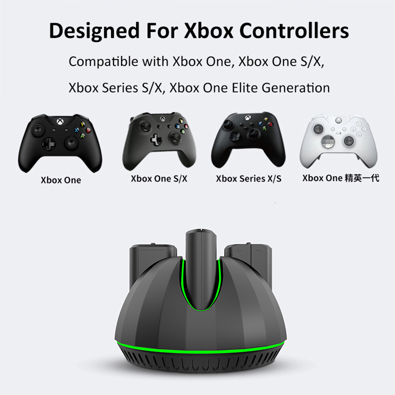 Find AOLION Gamepad Battery Charging Base Charging Dock Charger Station with 4pcs 1100mAh Battery for Xbox One S X for Xbox Series S X One Elite Game Controller for Sale on Gipsybee.com with cryptocurrencies