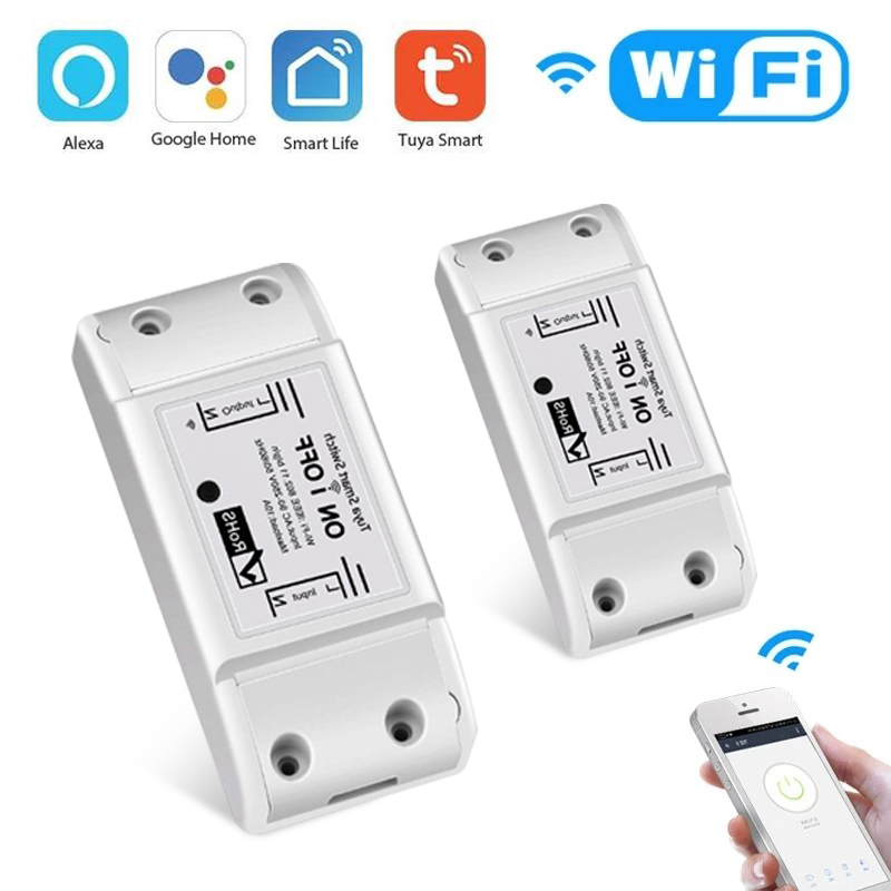 Find Tuya WiFi Switch Smart Wireless Light Switch Remote Control Universal DIY Module for Smart Home Automation Solution work with Smart Life Tuya APP Support Alexa Google Home for Sale on Gipsybee.com with cryptocurrencies