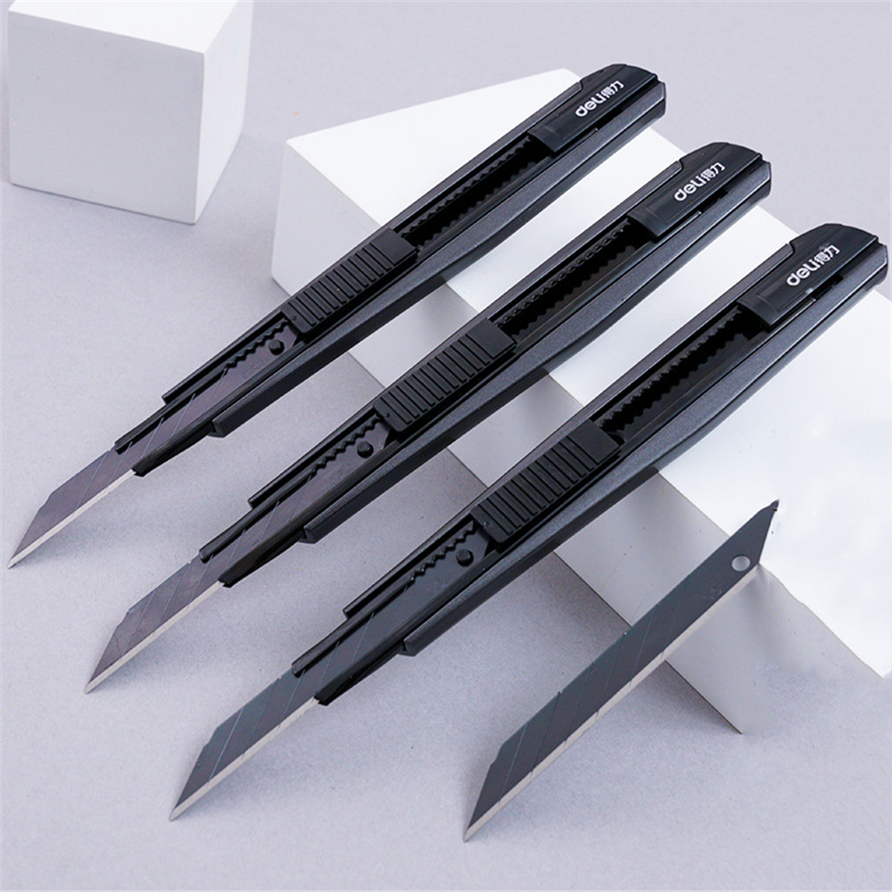 Find Deli 2037S Art Knife Letter Openers Utility Knife Paper Office Knife DIY Cutter Knife Stationery School Tools Paper Cutter for Sale on Gipsybee.com with cryptocurrencies