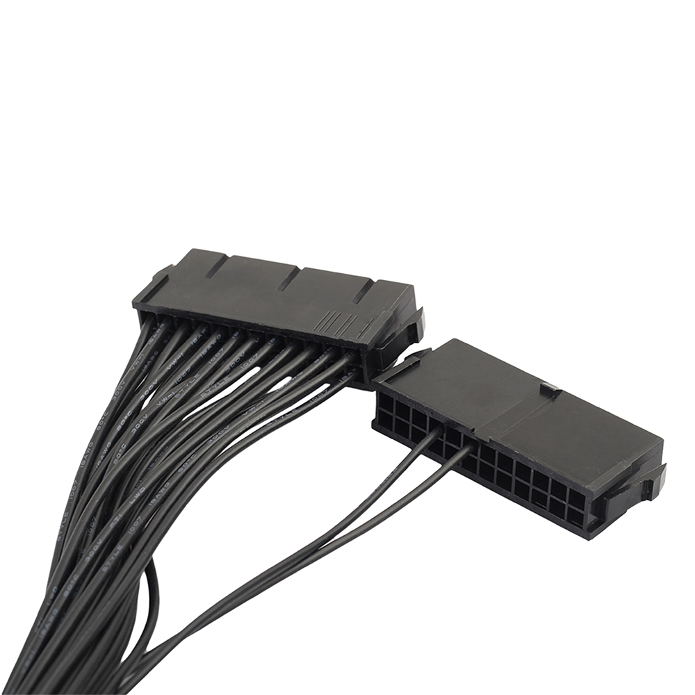 Find REXLIS 3384 Dual PSU Power Supply 24 Pin Adapter Cable 30cm ATX Motherboard Adapter Cable Extension Cable for Sale on Gipsybee.com with cryptocurrencies