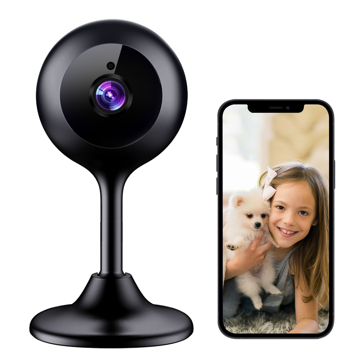 Find MECO ELEVERDE HD 1080P WiFi IP Camera Home Security Camera with NightVision Motion Sensor Detection Two Way Audio Compatible with Alexa for Sale on Gipsybee.com with cryptocurrencies