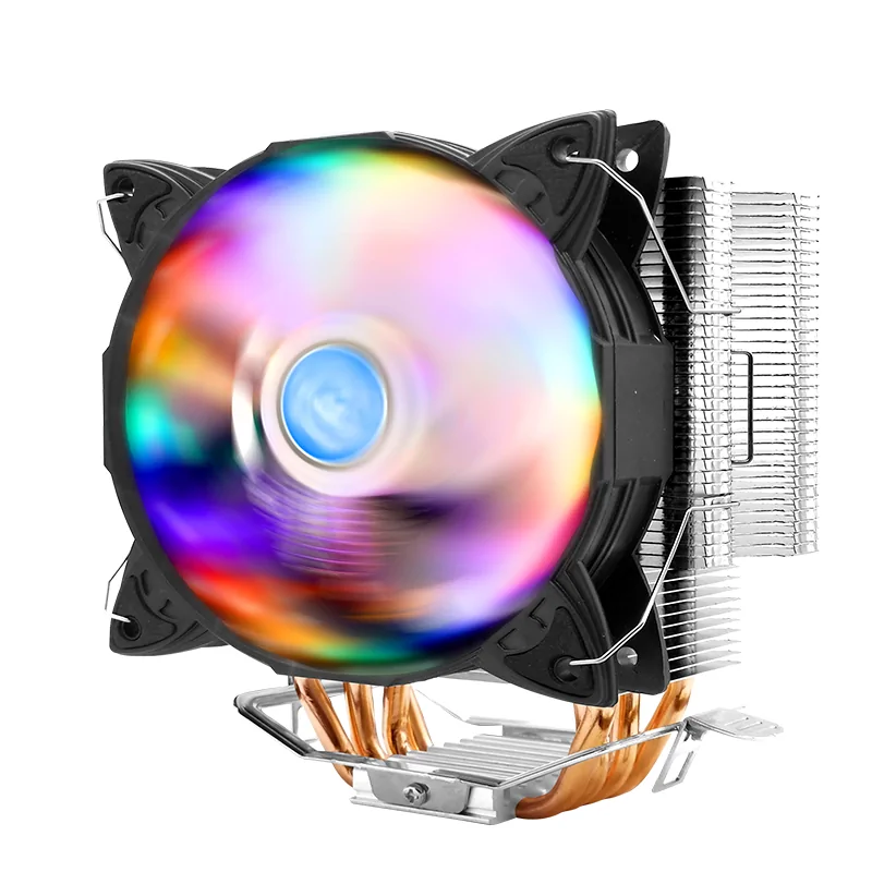 Find V400 CPU Cooler 4 Heat Pipes Heatsink 4Pin Connector RGB Fans For Intel 775/1366/1151 And AMD FM1/FM2/AM3 for Sale on Gipsybee.com