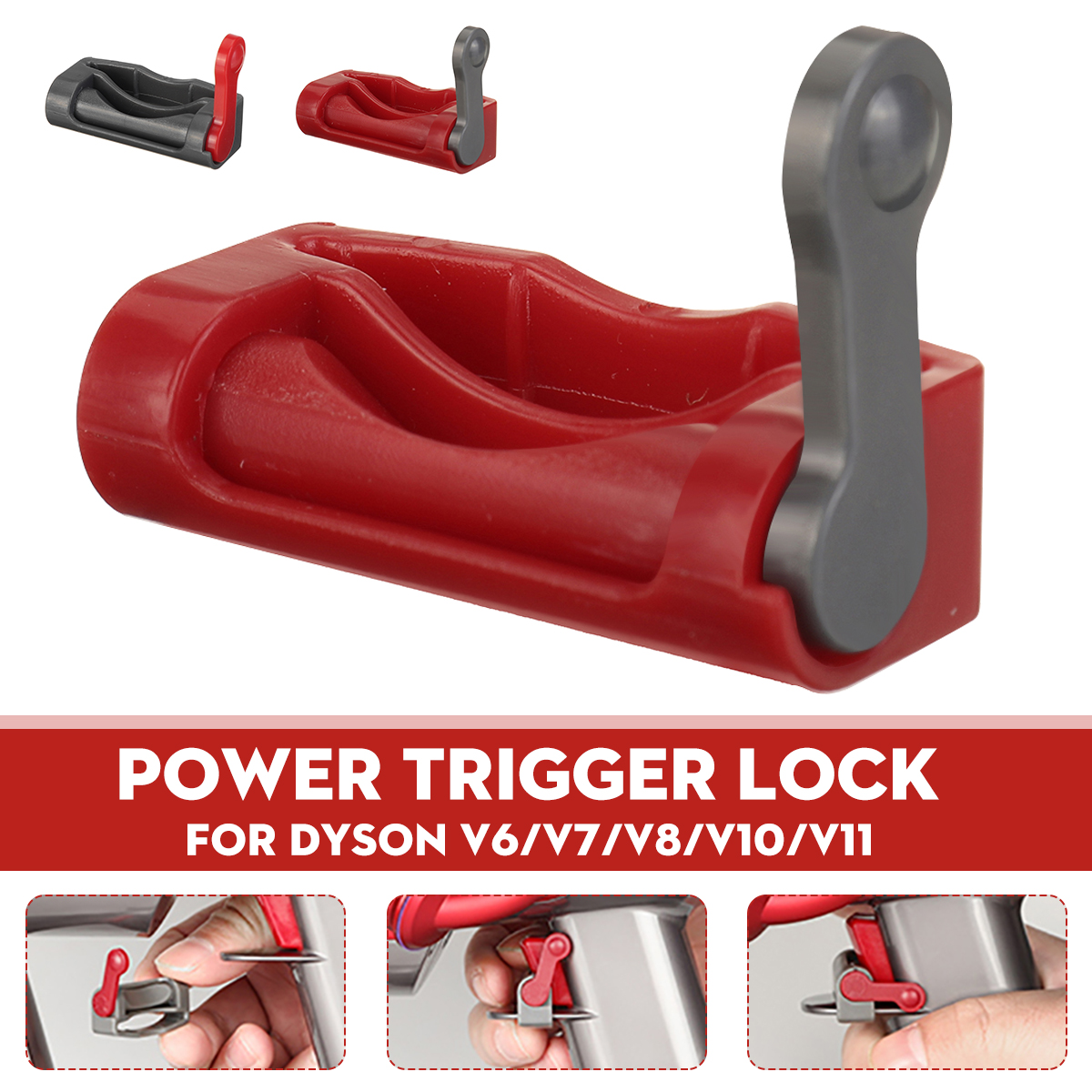 Find Trigger Lock Replacement for Dyson V6 V7 V8 V10 V11 Vacuum Cleaner Not original for Sale on Gipsybee.com with cryptocurrencies