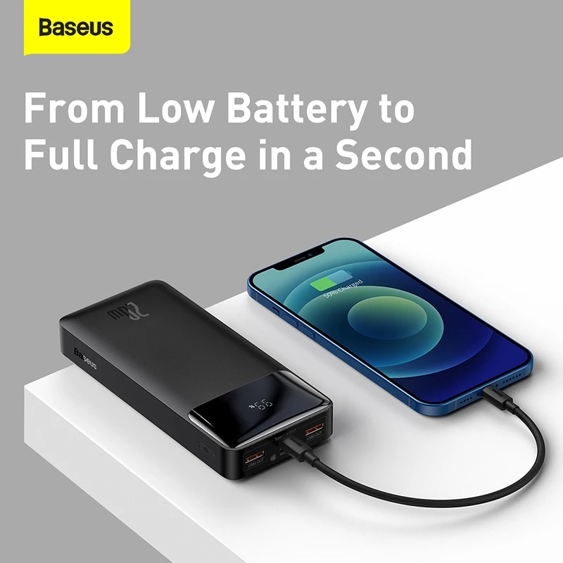 Find Baseus 30000mAh 111Wh 20W PD Power Bank External Battery Power Supply With 20W USB C PD 18W USB A 2 QC3 0 Output FCP AFC Fast Charging For iPhone 13 Pro Max For Samsung Galaxy S21 5G for Sale on Gipsybee.com with cryptocurrencies