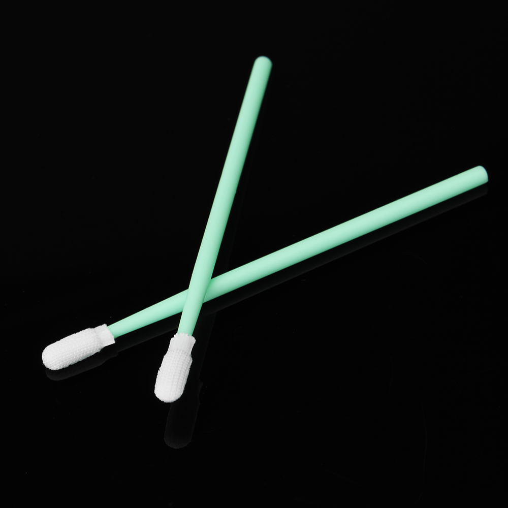 Find 100Pcs Polyester Swab Sticks Microfiber Cleaning Head Swab For Solvent Printer Optical Equipment for Sale on Gipsybee.com with cryptocurrencies