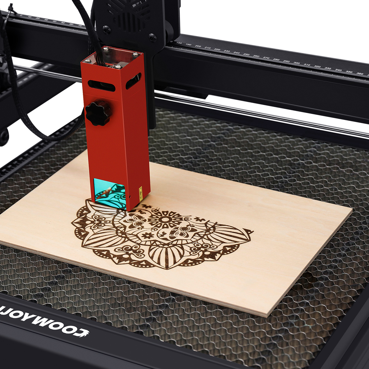 Find ENJOYWOOD CEL E10 60W Laser Engraver Cutter Machine Real 10W Compressed Spot Laser Engraver 11000mm/min Diode Laser Engraving Machine for Wood Cutting Metal Colorful Engraving for Sale on Gipsybee.com with cryptocurrencies