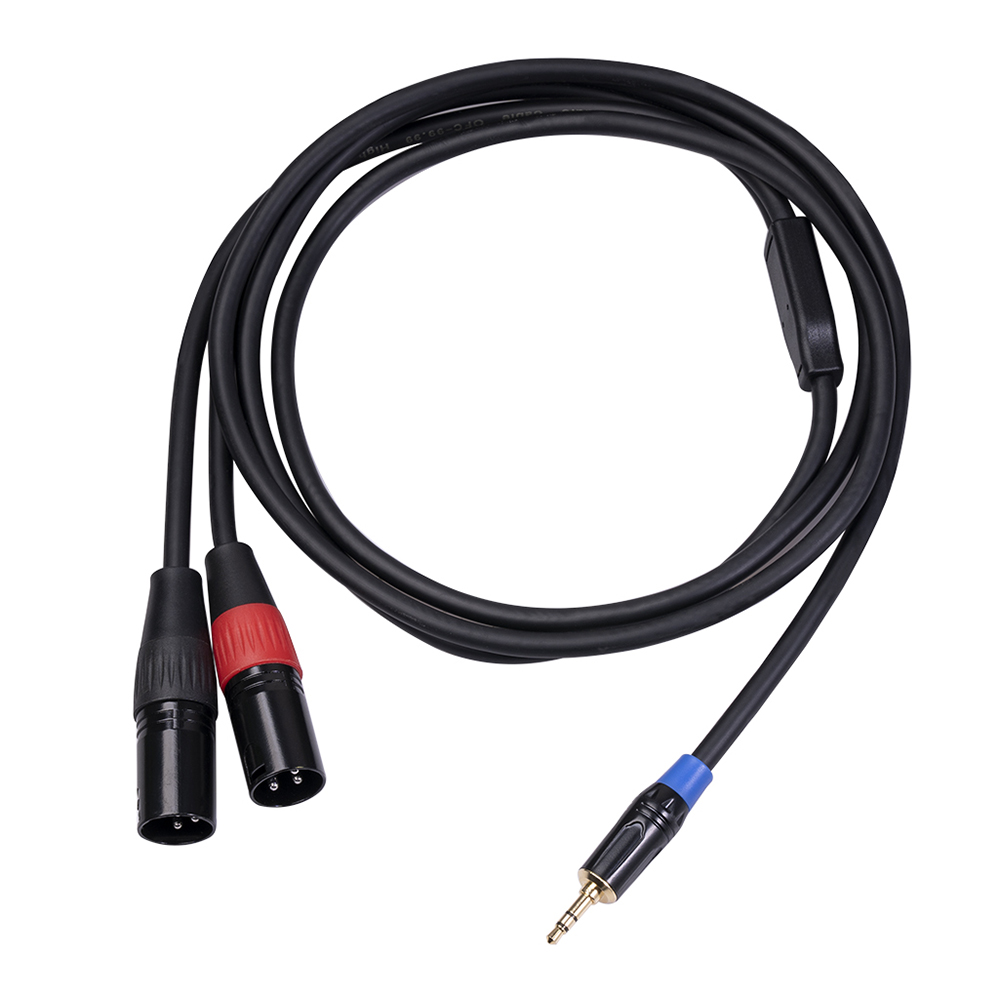 Find REXLIS 3.5mm TRS to Dual XLR Male Audio Cable 1 to 2 Stereo Audio Adapter Cable Splitter Cable Connectors for Sale on Gipsybee.com with cryptocurrencies