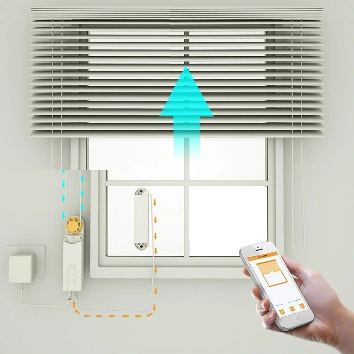 Find DIY Smart Chain Roller Blinds Shade Shutter Drive Motor Powered By APP Control Smart Home Automation Devices for Sale on Gipsybee.com with cryptocurrencies
