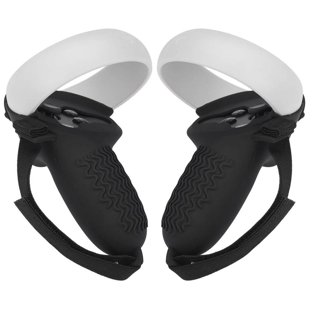 Find Controller Silicone Cover Handle Grip Protection Case Anti sweat Non slip Protective Shell for Oculus Quest 2 VR Glasses for Sale on Gipsybee.com