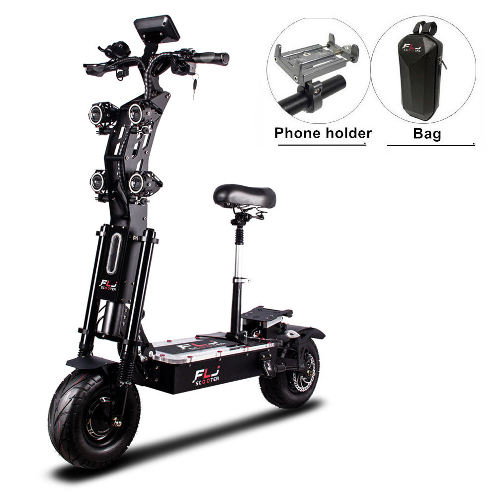 Find [EU DIRECT] FLJ SK2 45Ah 72V 8000W Dual Motor Folding Moped Electric Scooter 13inch 90-130km Mileage Range Max Load 180Kg for Sale on Gipsybee.com with cryptocurrencies