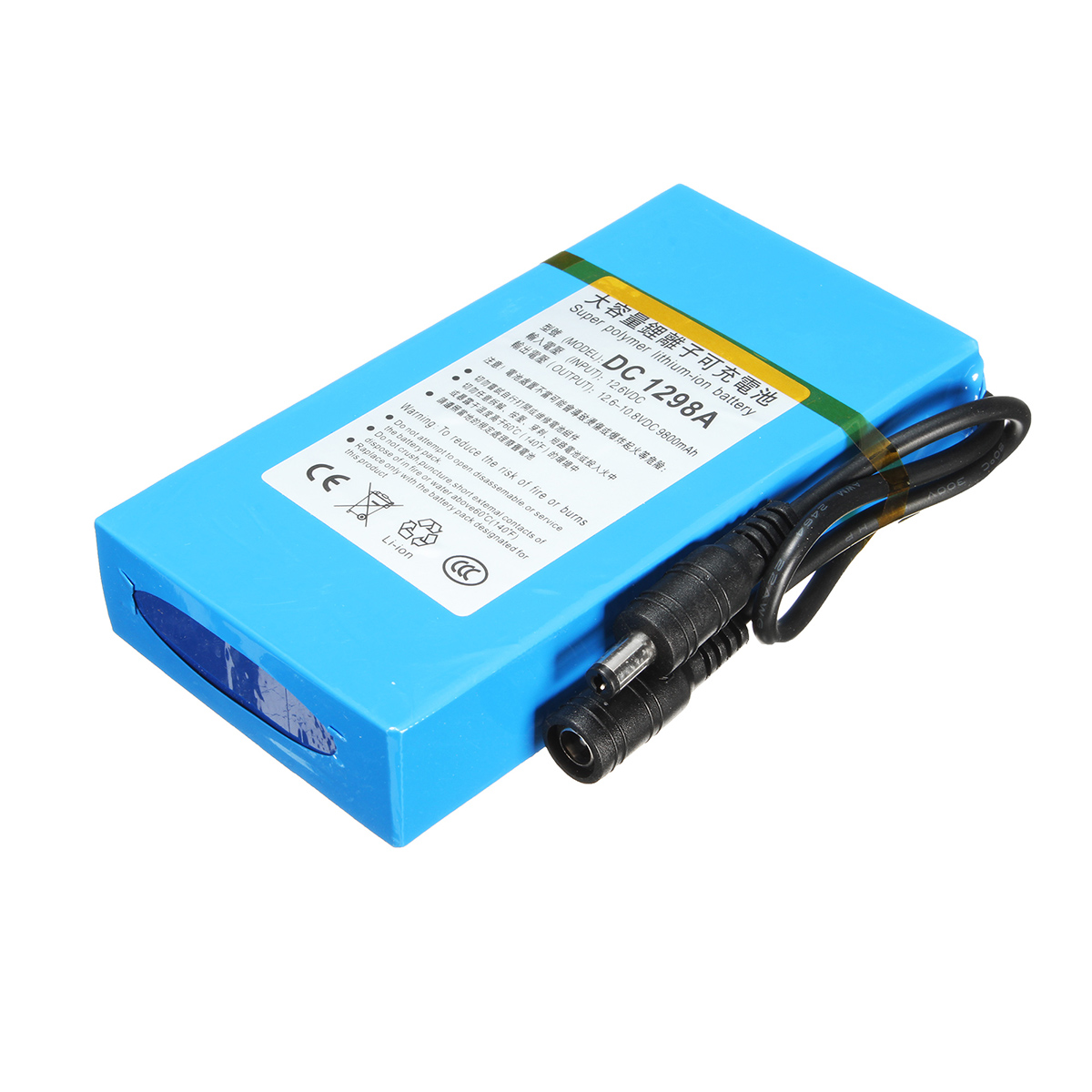 Find DC 12V 9800mAh Rechargeable Protable Super Li ion Battery Power for Transmitter for Sale on Gipsybee.com with cryptocurrencies